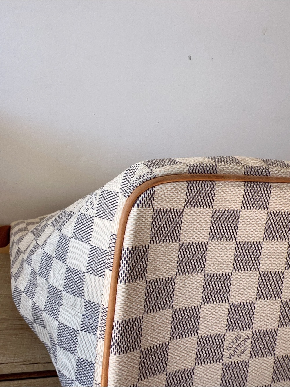 LOUIS VUITTON Damier Azur Saleya MM - Picture 10 of 16